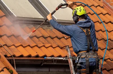 Démoussage et hydrofuge de toiture à Ecquetot